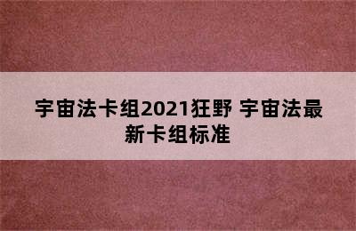 宇宙法卡组2021狂野 宇宙法最新卡组标准